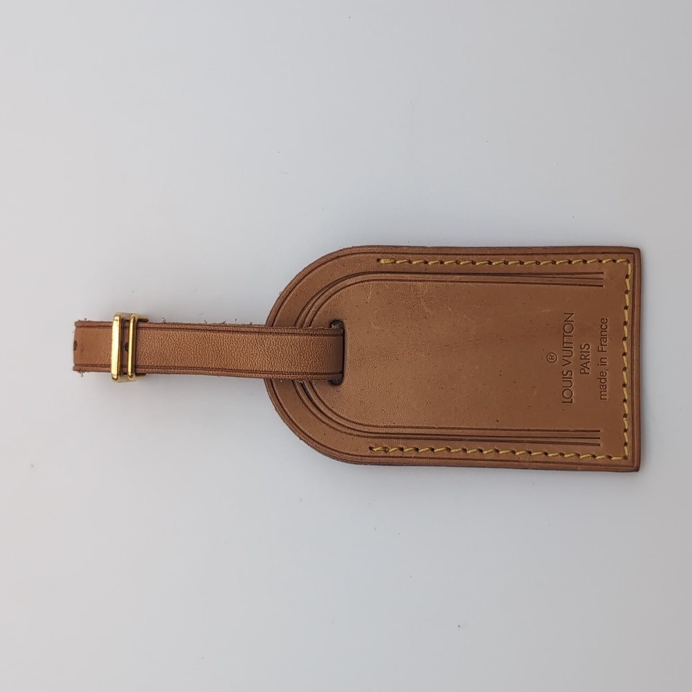 Louis Vuitton luggage tag L